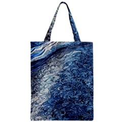 Waves Of The Ocean Zipper Classic Tote Bag by GardenOfOphir