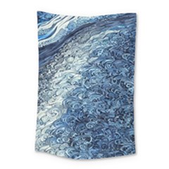 Waves Of The Ocean Small Tapestry by GardenOfOphir