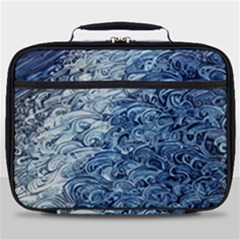 Waves Of The Ocean Full Print Lunch Bag by GardenOfOphir