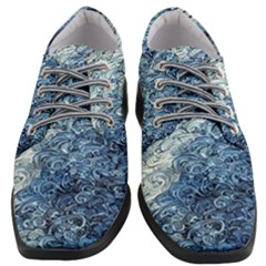 Waves Of The Ocean Women Heeled Oxford Shoes by GardenOfOphir