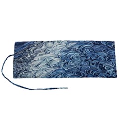 Waves Of The Ocean Roll Up Canvas Pencil Holder (s) by GardenOfOphir