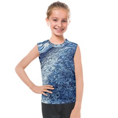 Waves Of The Ocean Kids  Mesh Tank Top by GardenOfOphir