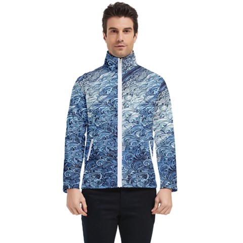 Waves Of The Ocean Men s Bomber Jacket by GardenOfOphir