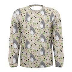 Pattern My Neighbor Totoro Men s Long Sleeve Tee