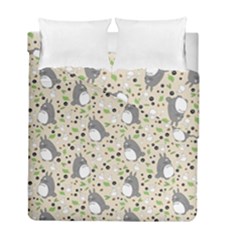 Pattern My Neighbor Totoro Duvet Cover Double Side (full/ Double Size) by Jancukart