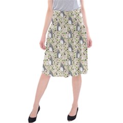 Pattern My Neighbor Totoro Midi Beach Skirt