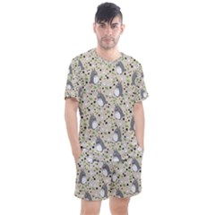 Pattern My Neighbor Totoro Men s Mesh Tee And Shorts Set