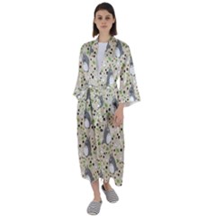 Pattern My Neighbor Totoro Maxi Satin Kimono