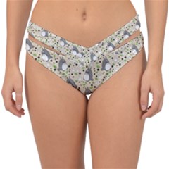 Pattern My Neighbor Totoro Double Strap Halter Bikini Bottoms