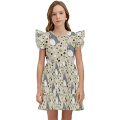 Pattern My Neighbor Totoro Kids  Winged Sleeve Dress