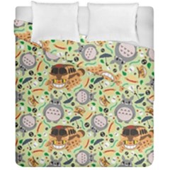 My Neighbor Totoro Pattern Duvet Cover Double Side (california King Size)