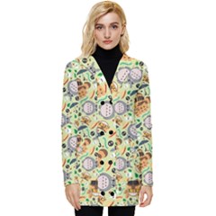 My Neighbor Totoro Pattern Button Up Hooded Coat 