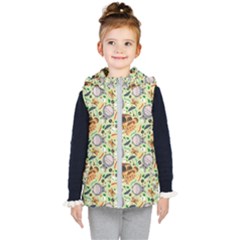 My Neighbor Totoro Pattern Kids  Hooded Puffer Vest