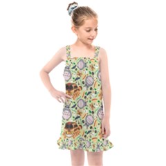 My Neighbor Totoro Pattern Kids  Overall Dress