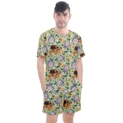 My Neighbor Totoro Pattern Men s Mesh Tee And Shorts Set