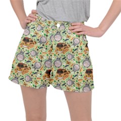 My Neighbor Totoro Pattern Ripstop Shorts