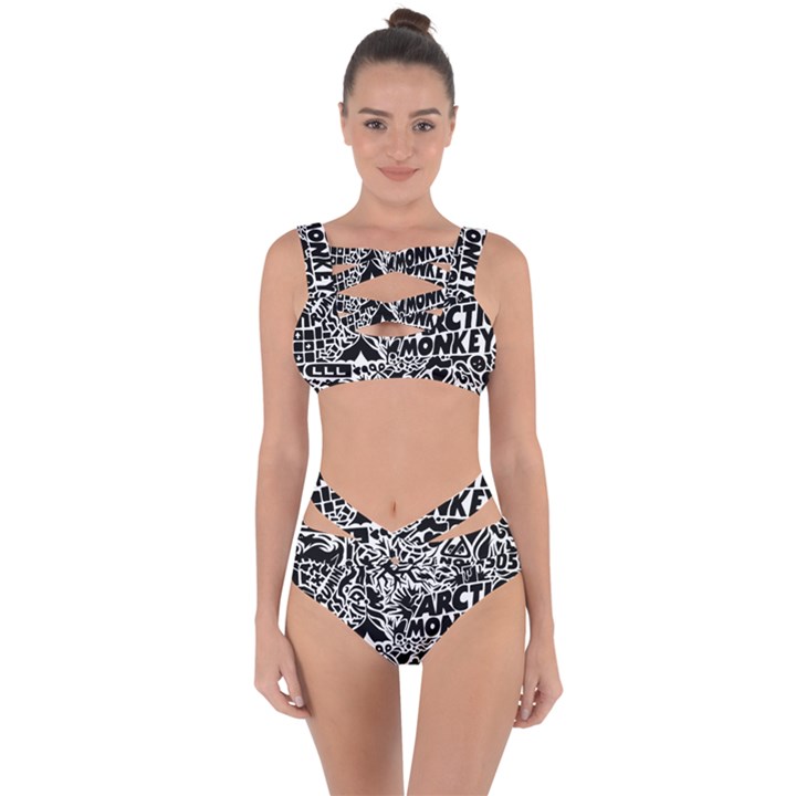 Arctic Monkeys Bandaged Up Bikini Set 