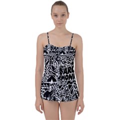 Arctic Monkeys Babydoll Tankini Set