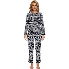 Arctic Monkeys Womens  Long Sleeve Lightweight Pajamas Set