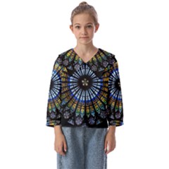 Mandala Floral Wallpaper Rose Window Strasbourg Cathedral France Kids  Sailor Shirt