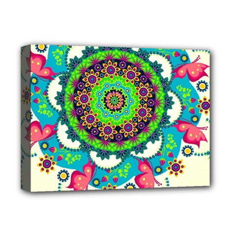 Artistic Pattern Mandala Deluxe Canvas 16  X 12  (stretched) 