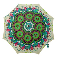 Artistic Pattern Mandala Hook Handle Umbrellas (small)