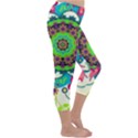 Artistic Pattern Mandala Capri Winter Leggings  View3