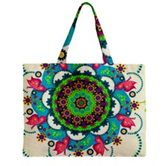 Artistic Pattern Mandala Zipper Mini Tote Bag