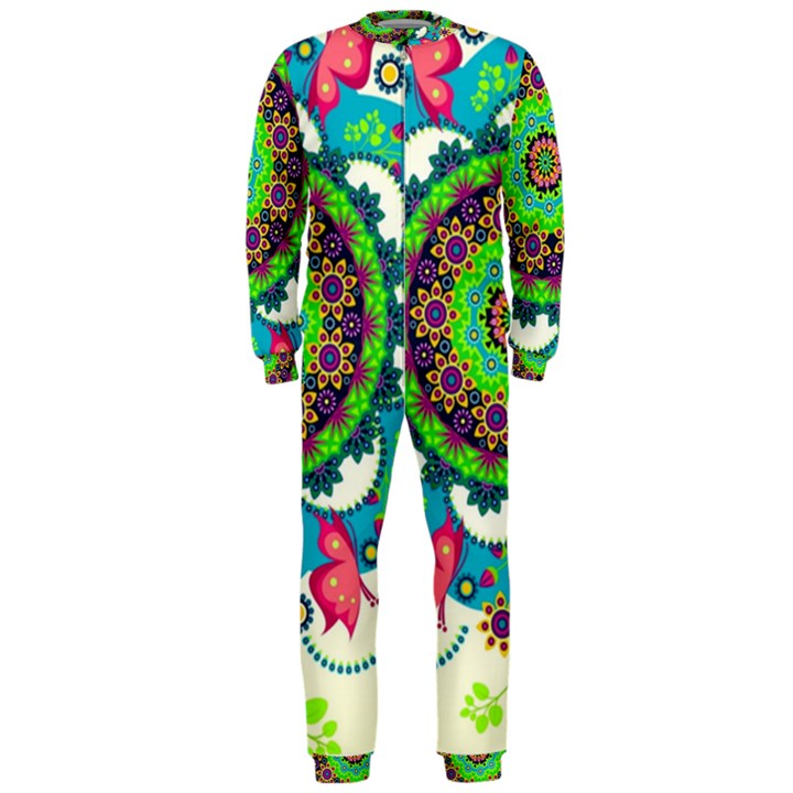 Artistic Pattern Mandala OnePiece Jumpsuit (Men)