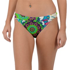 Artistic Pattern Mandala Band Bikini Bottoms by Jancukart