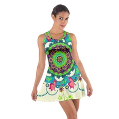 Artistic Pattern Mandala Cotton Racerback Dress