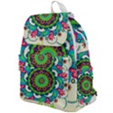 Artistic Pattern Mandala Top Flap Backpack View1