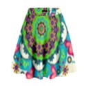 Artistic Pattern Mandala High Waist Skirt View1