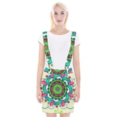 Artistic Pattern Mandala Braces Suspender Skirt