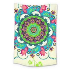 Artistic Pattern Mandala Large Tapestry