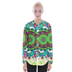 Artistic Pattern Mandala Womens Long Sleeve Shirt