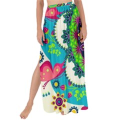 Artistic Pattern Mandala Maxi Chiffon Tie-up Sarong