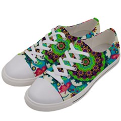 Artistic Pattern Mandala Men s Low Top Canvas Sneakers