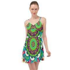 Artistic Pattern Mandala Summer Time Chiffon Dress