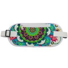 Artistic Pattern Mandala Rounded Waist Pouch