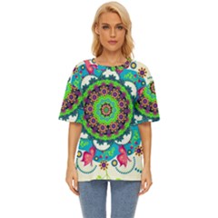 Artistic Pattern Mandala Oversized Basic Tee