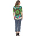 Artistic Pattern Mandala Zip Up Long Sleeve Blouse View4