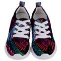 Floral Digital Art Tongue Out Kids  Lightweight Sports Shoes View1