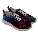 Floral Digital Art Tongue Out Women Athletic Shoes View3