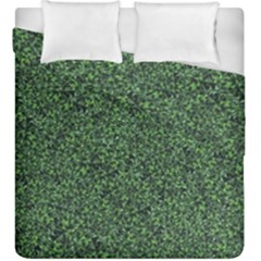 Leafy Elegance Botanical Pattern Duvet Cover Double Side (king Size) by dflcprintsclothing