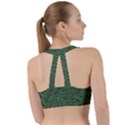 Leafy Elegance Botanical Pattern Sweetheart Sports Bra View2