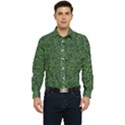 Leafy Elegance Botanical Pattern Men s Long Sleeve  Shirt View1