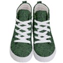 Leafy Elegance Botanical Pattern Kids  Hi-Top Skate Sneakers View1