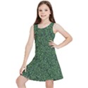 Leafy Elegance Botanical Pattern Kids  Lightweight Sleeveless Dress View1