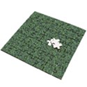 Leafy Elegance Botanical Pattern Wooden Puzzle Square View2